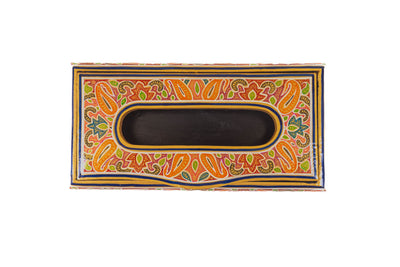 Paisley Grandeur Hand-Crafted Paper Mache Tissue Box