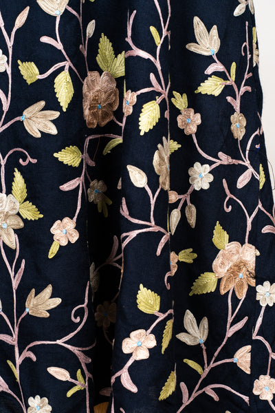 Midnight Vine Aari Embroidered Abaya