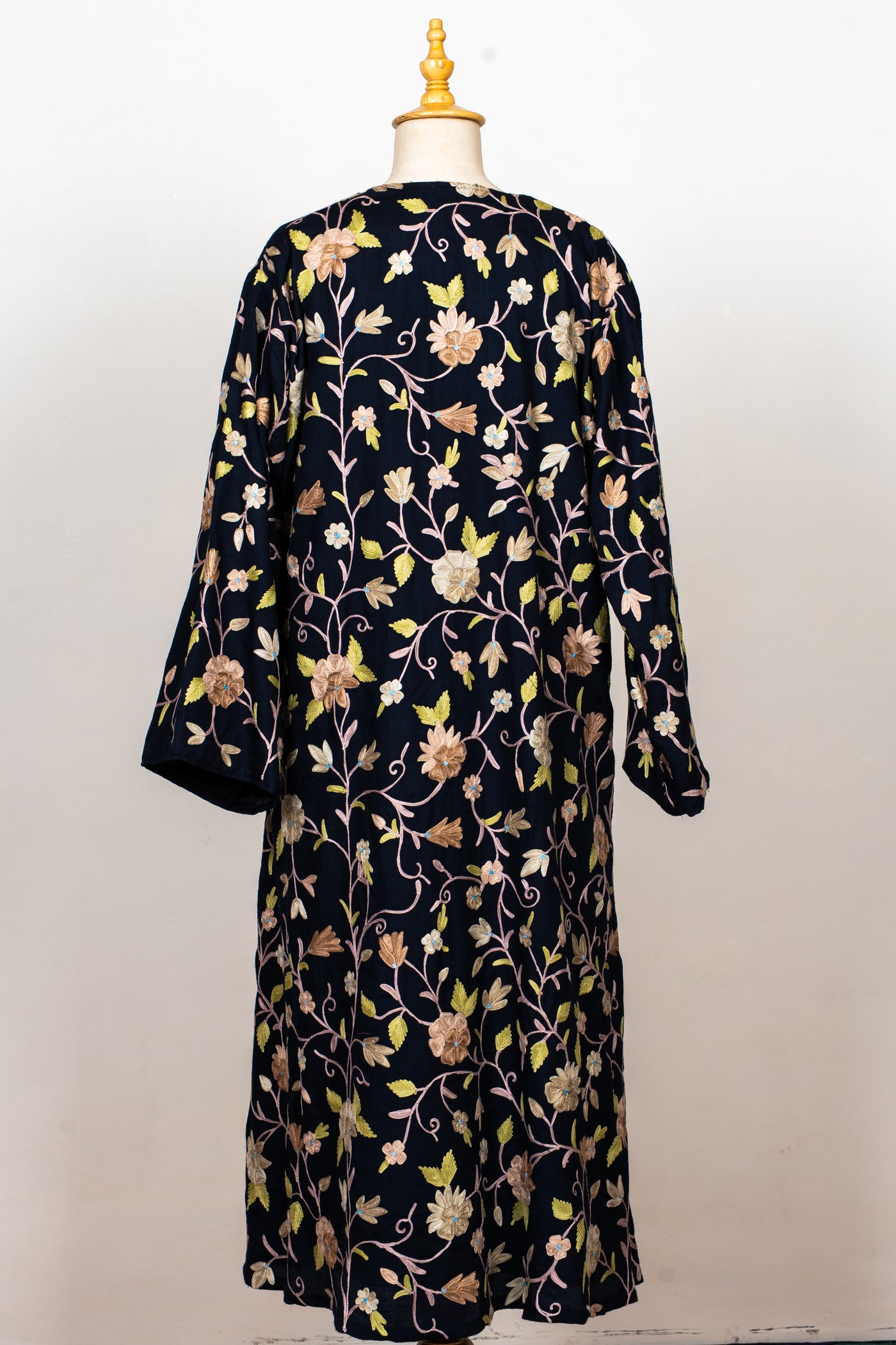 Midnight Vine Aari Embroidered Abaya