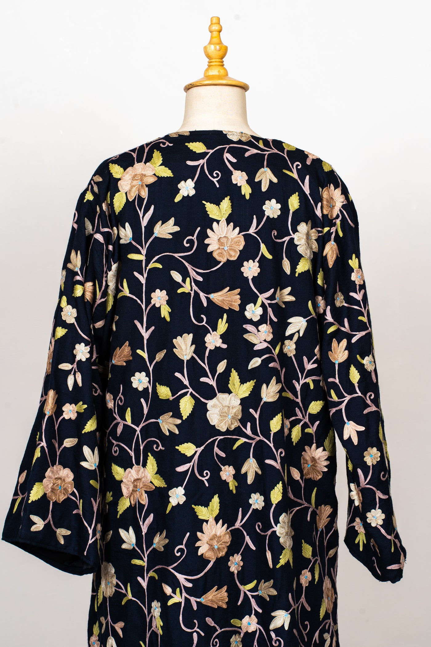 Midnight Vine Aari Embroidered Abaya