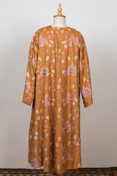 Amber Leaf Aari Embroidered Abaya