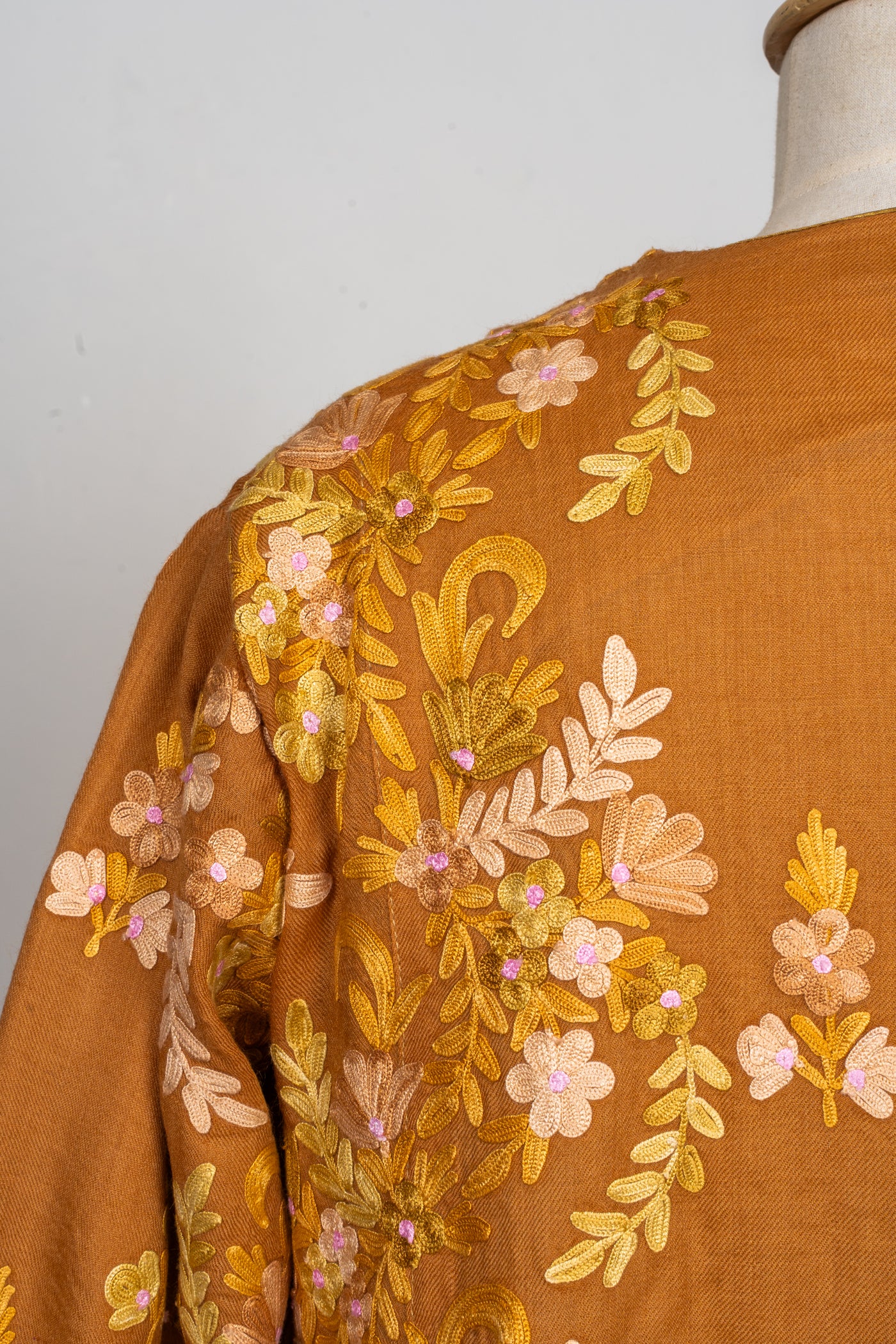 Golden Harvest Aari Embroidered Abaya