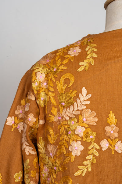 Golden Harvest Aari Embroidered Abaya