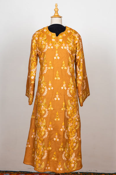 Golden Harvest Aari Embroidered Abaya