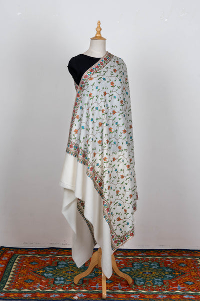 Bahaar-e-Jaam – Merino Wool Shawl with Sozni Hand Embroidery