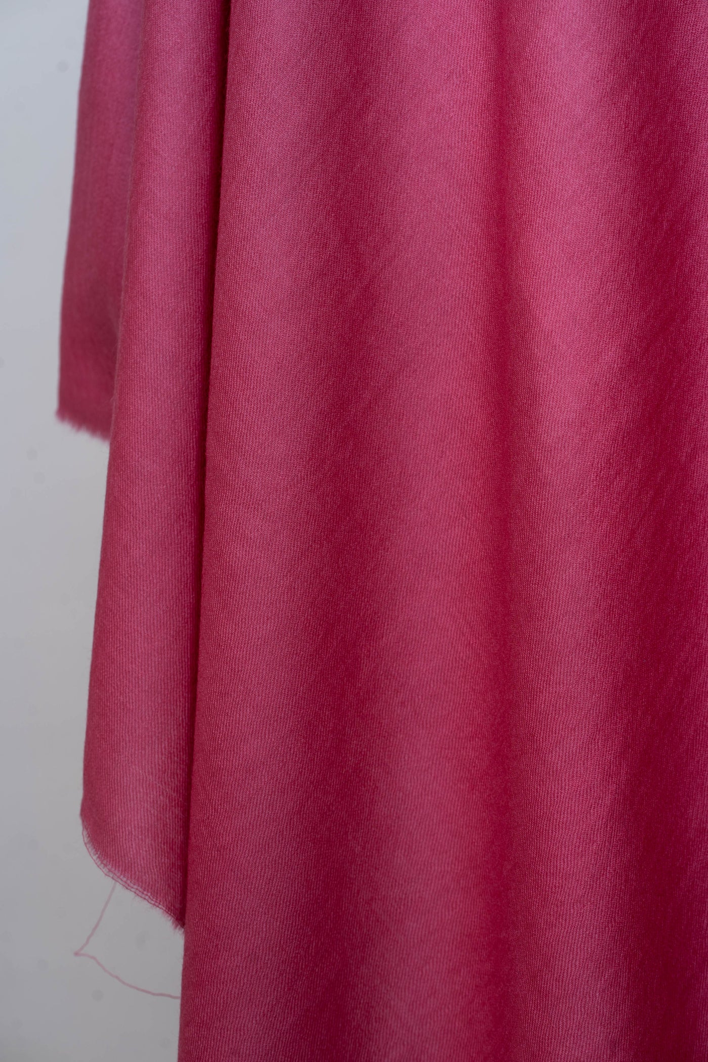 Blush Whisper: A Plain Merino Wool Shawl in Soft Rose