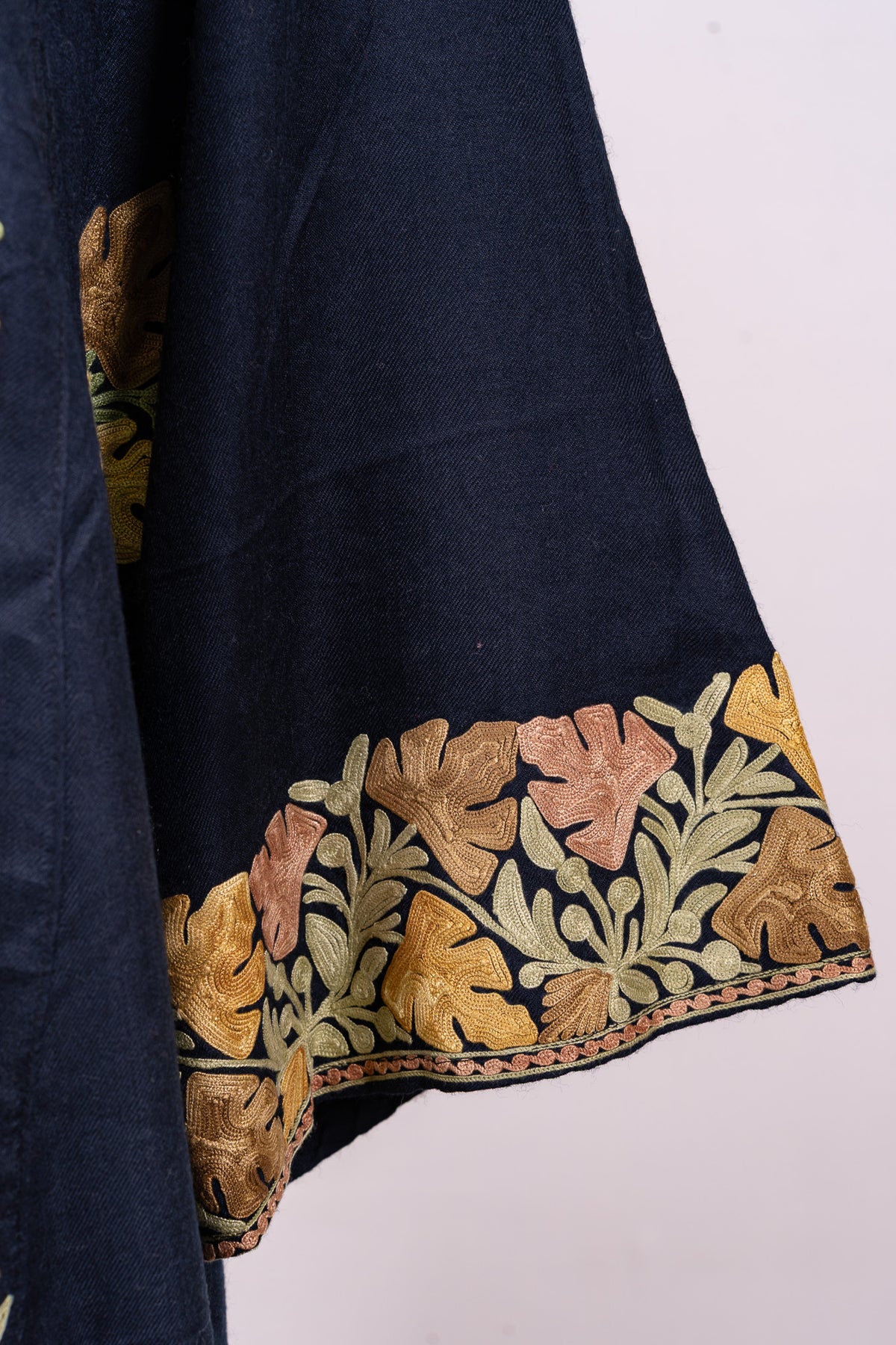 Navy Regal Aari Embroidered Abaya