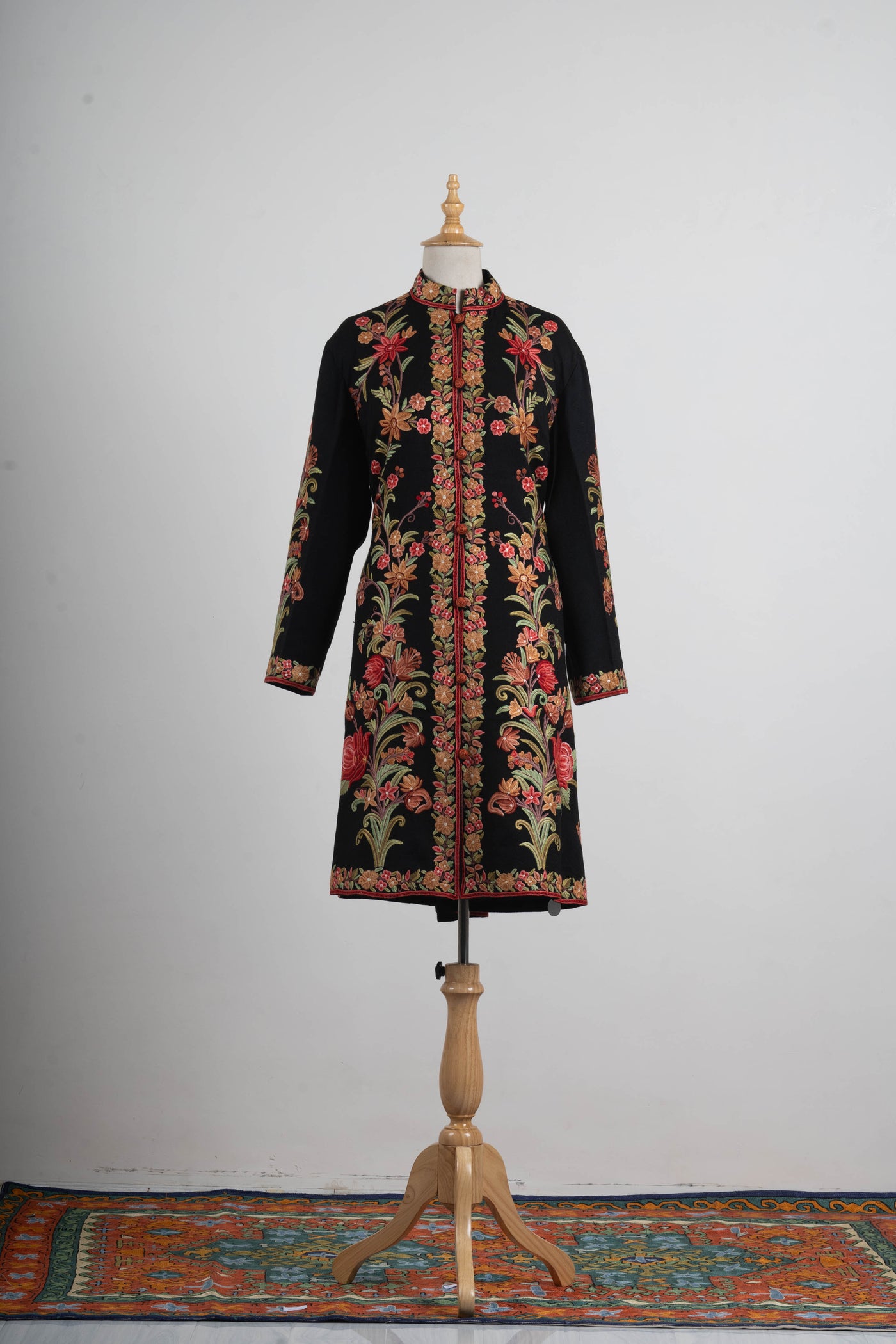 Shahi Gulzar - Aari Hand Embroidered Long Jacket