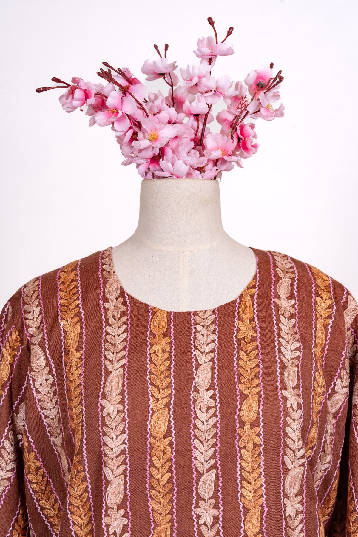 Autumn Trail Aari Embroidered Abaya