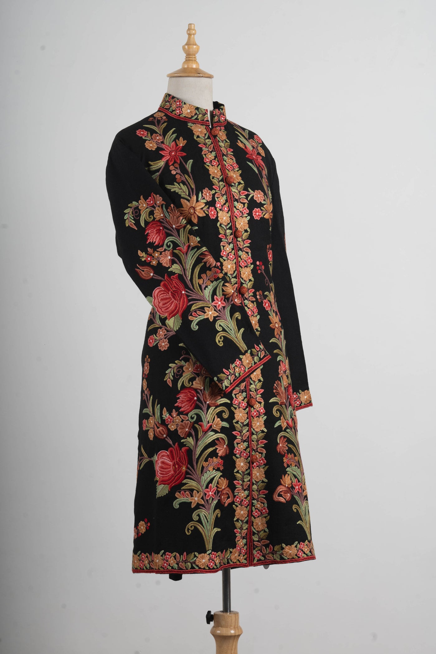 Shahi Gulzar - Aari Hand Embroidered Long Jacket