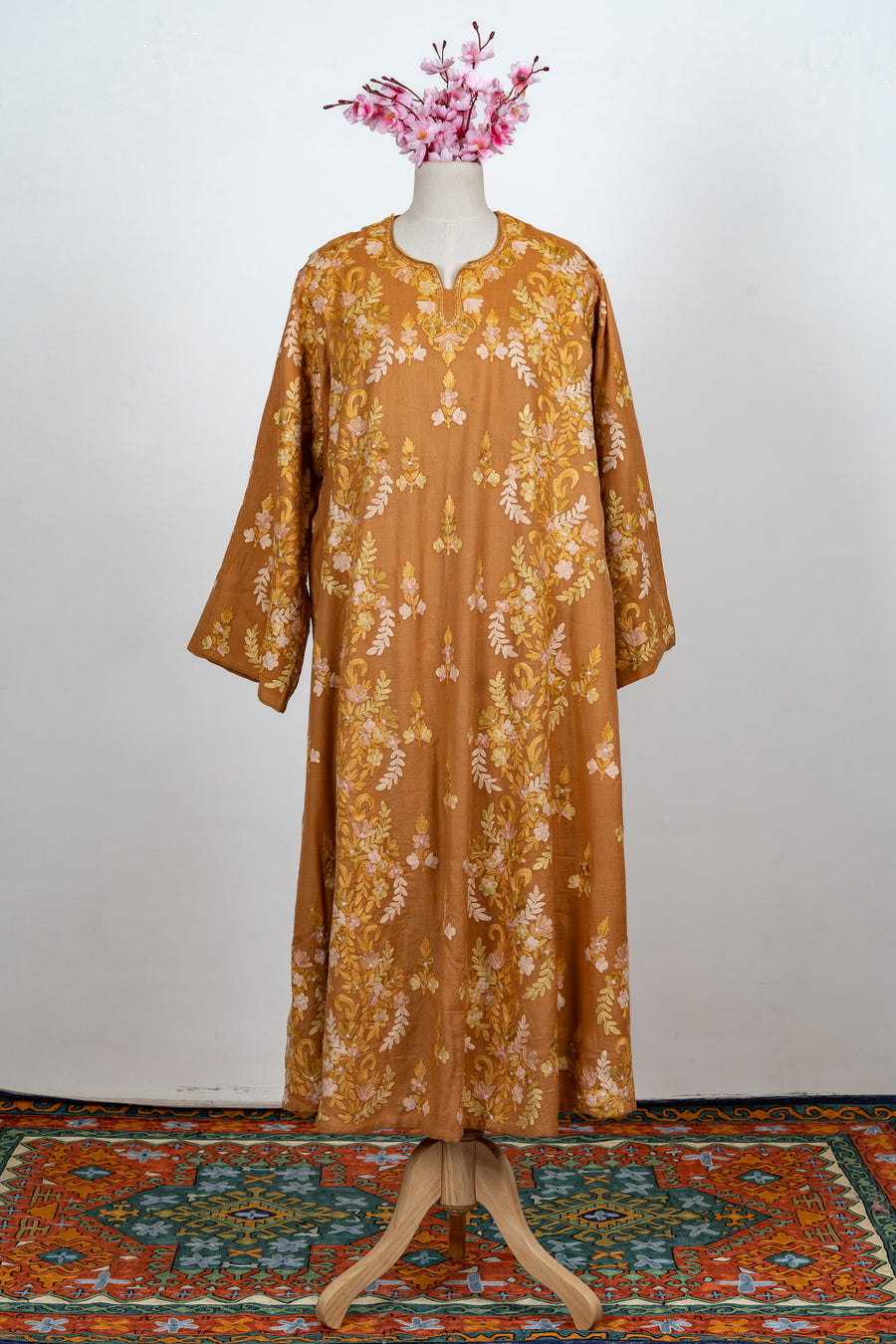 Golden Harvest Aari Embroidered Abaya