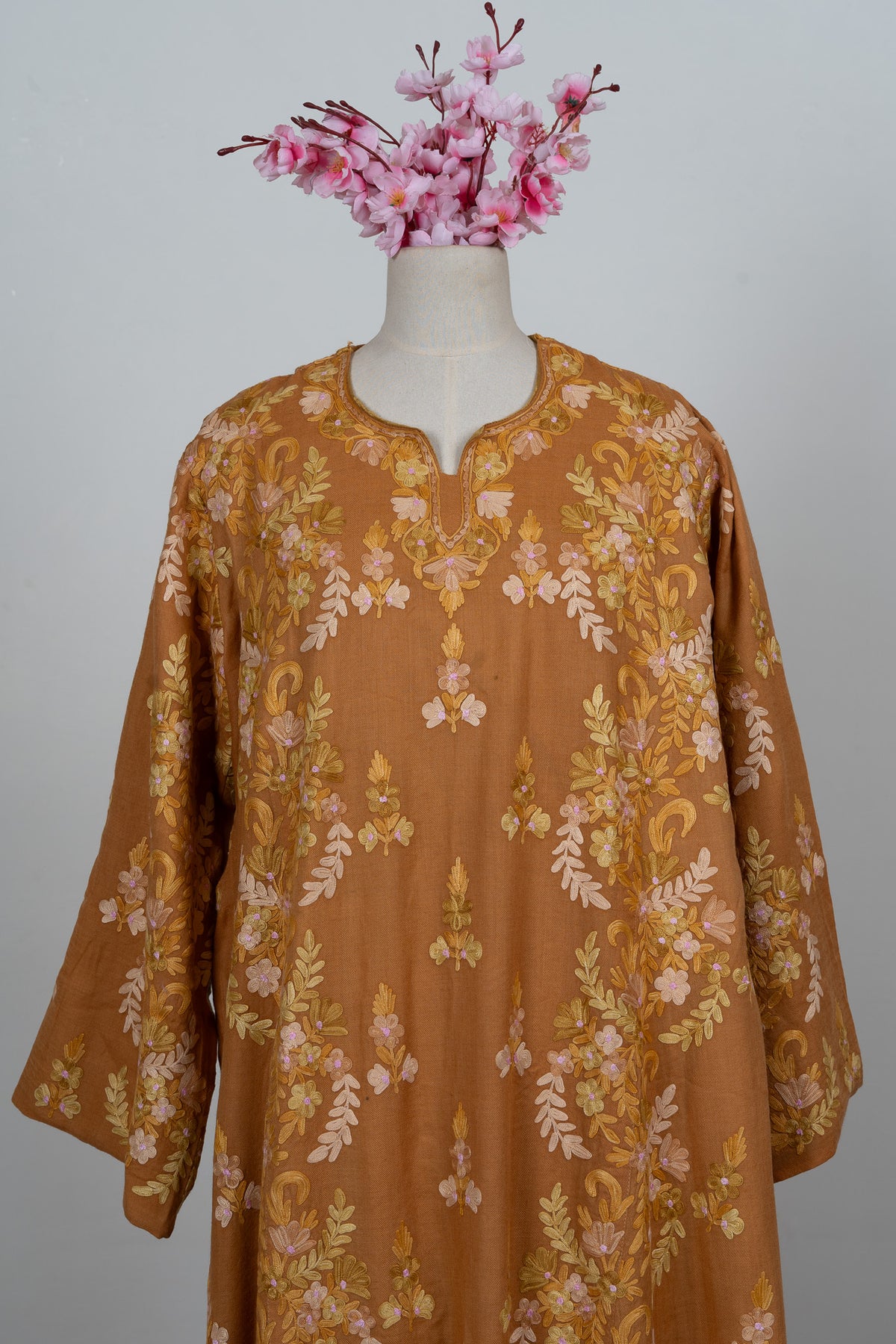 Golden Harvest Aari Embroidered Abaya