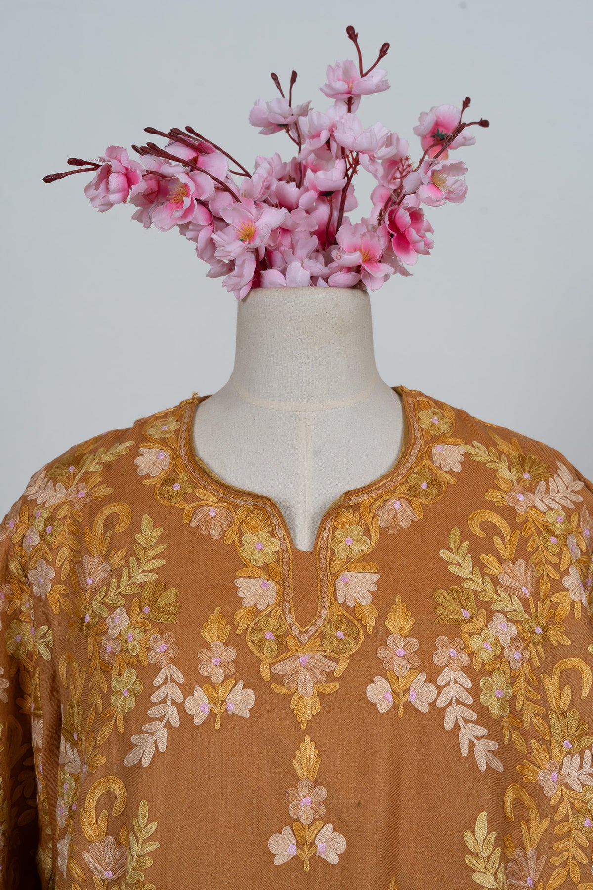 Golden Harvest Aari Embroidered Abaya