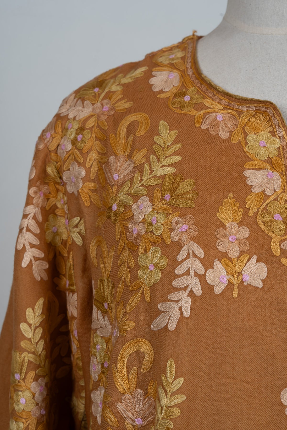 Golden Harvest Aari Embroidered Abaya
