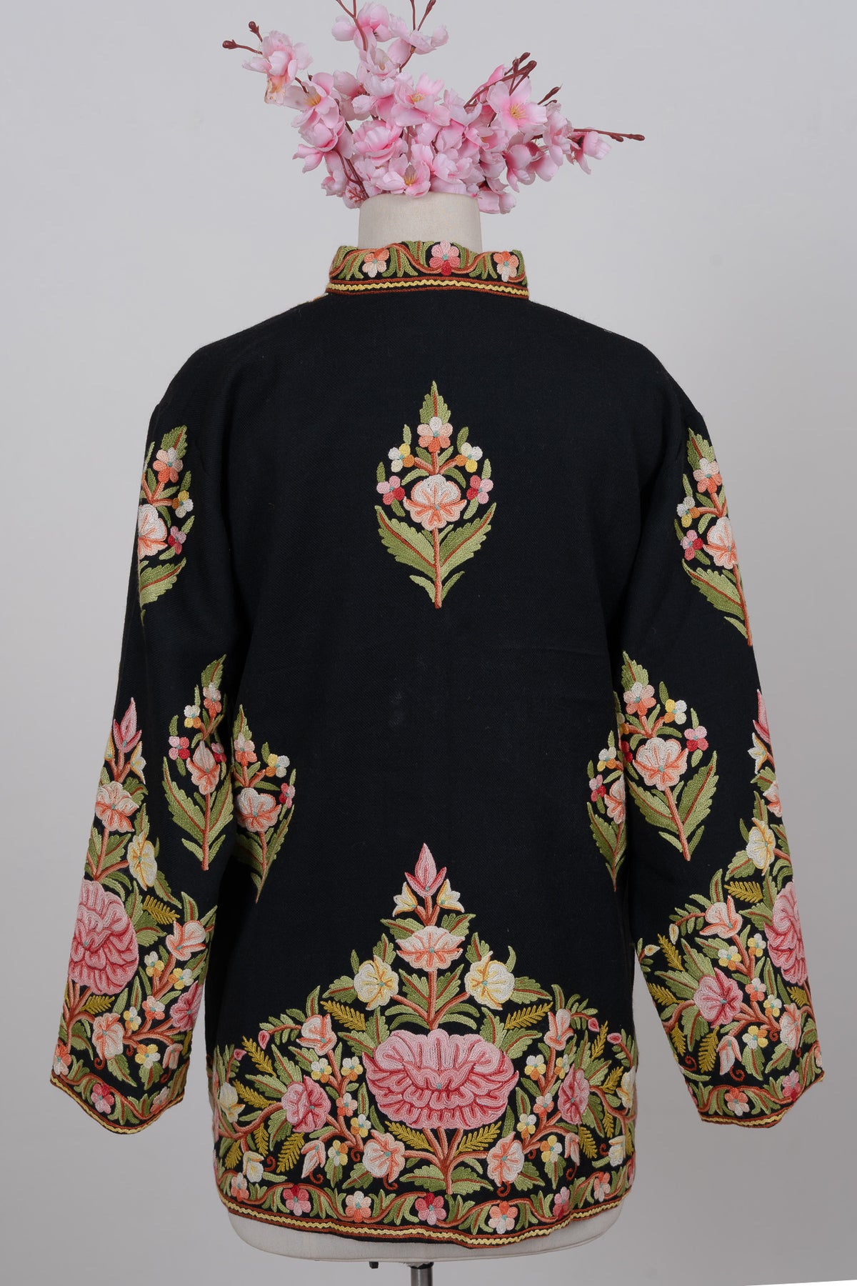 Blossom Trail Aari Hand Embroidered Short Jacket