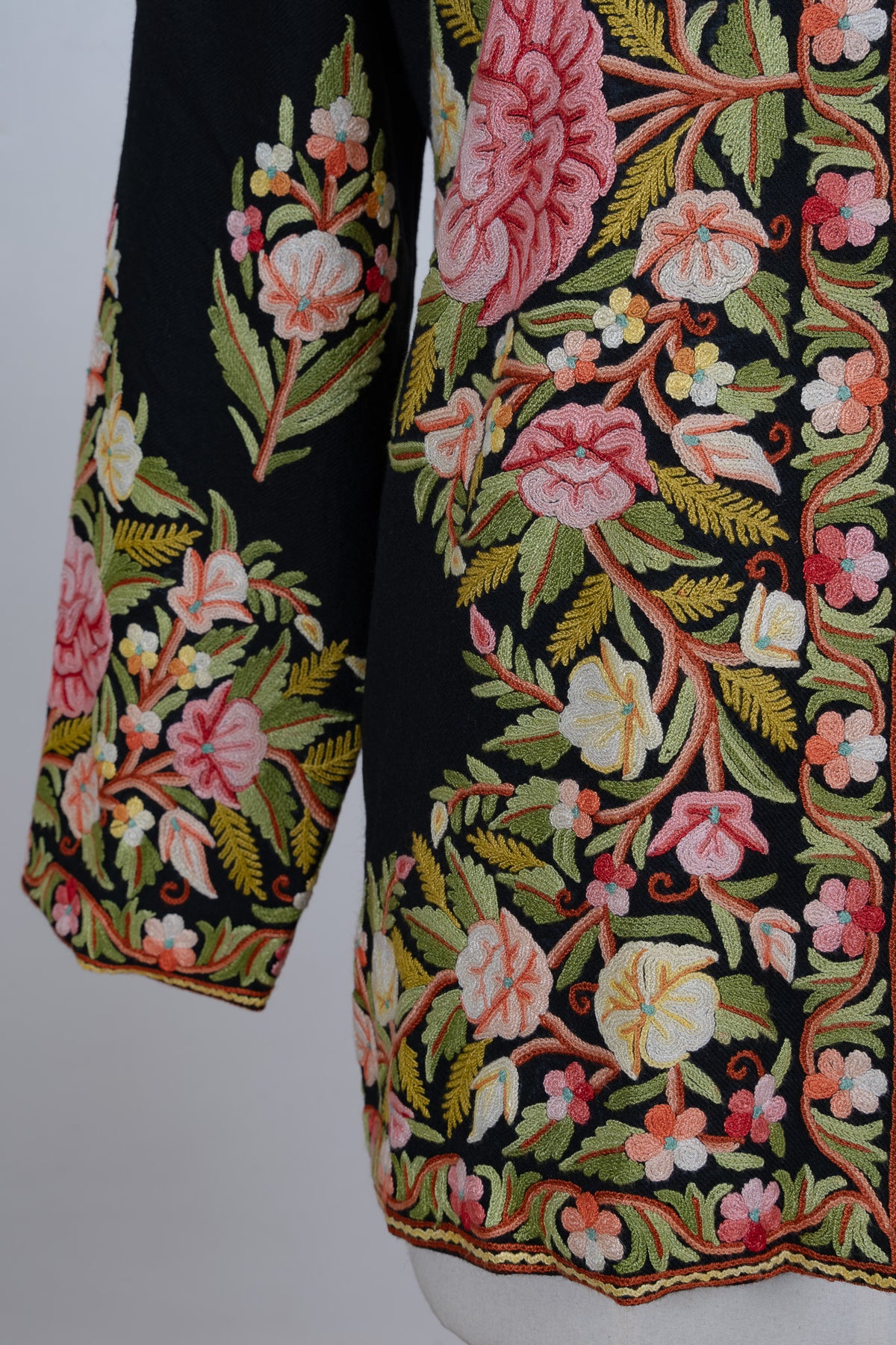 Blossom Trail Aari Hand Embroidered Short Jacket