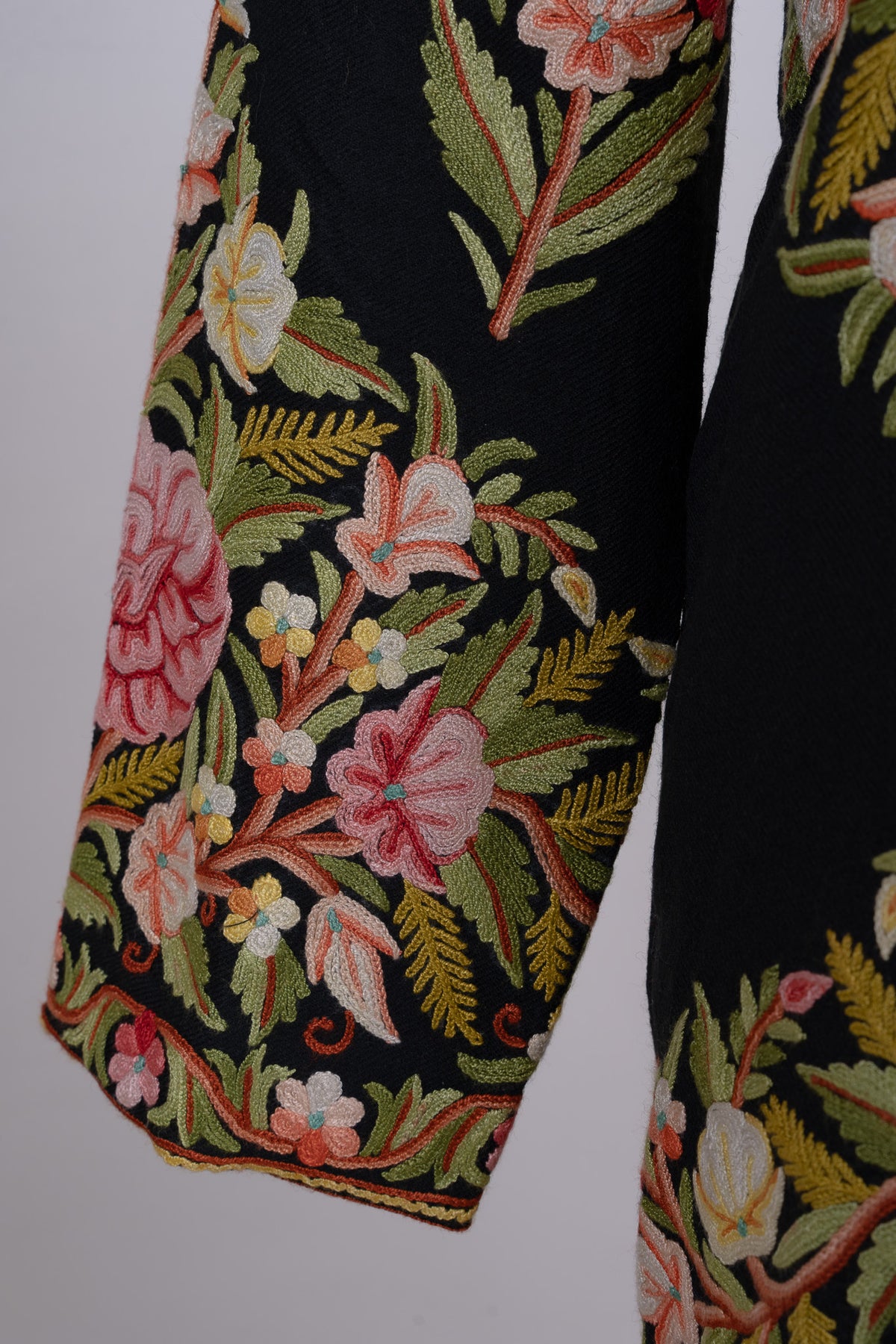 Blossom Trail Aari Hand Embroidered Short Jacket