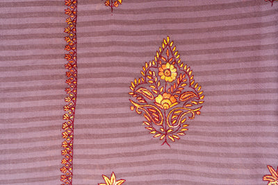 Gul-e-Badam- Hand Embroidered Rose Paisley Bloom