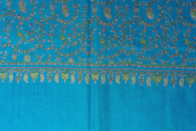 The Heirloom Sapphire Pashmina Shawl