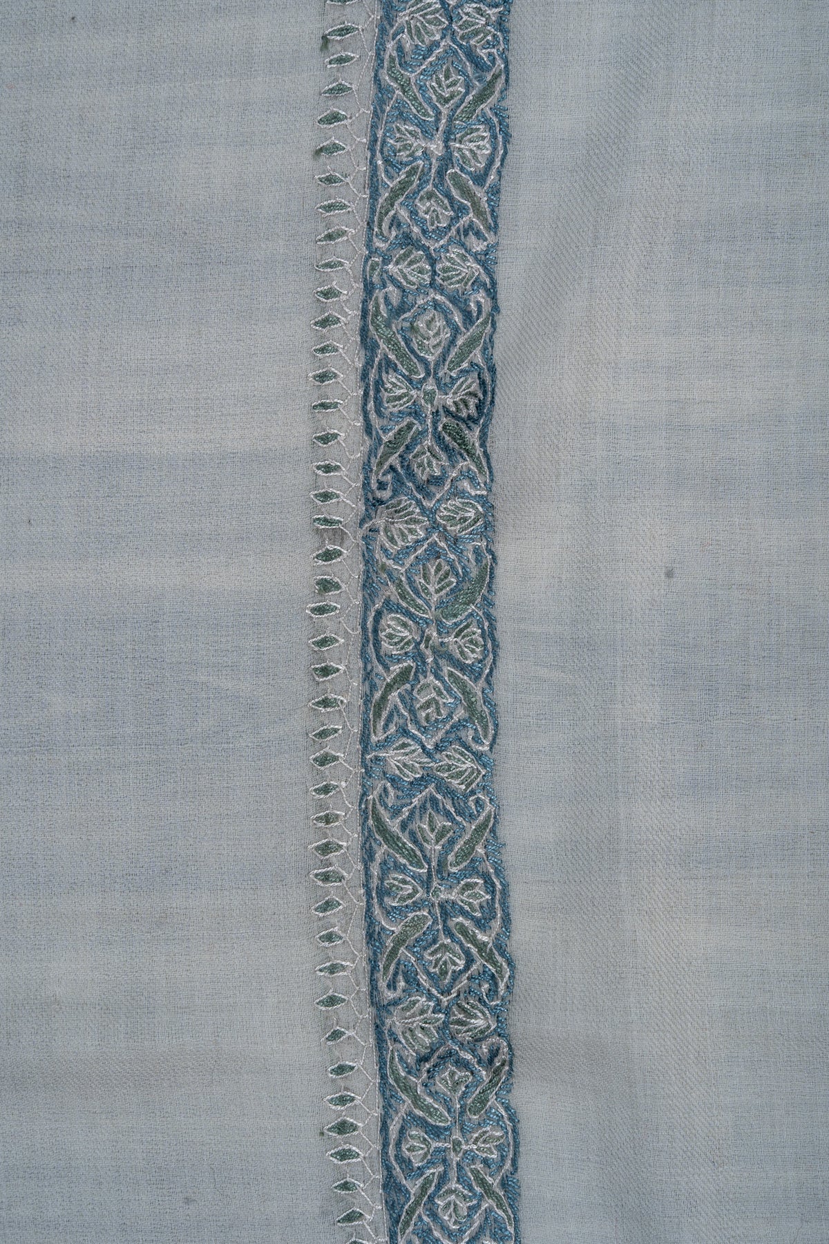 Azure Whisper Rumal — Sozni Hand Embroidered