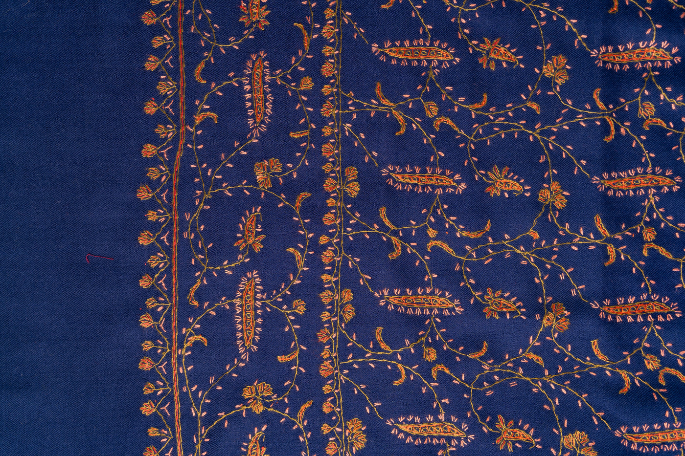 Neel Gulzar - Hand Embroidered Blue Garden Majesty