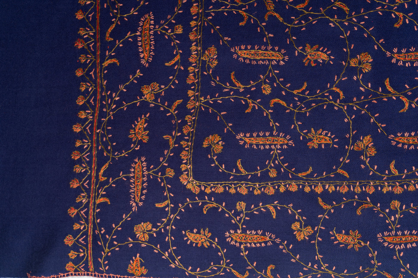 Neel Gulzar - Hand Embroidered Blue Garden Majesty