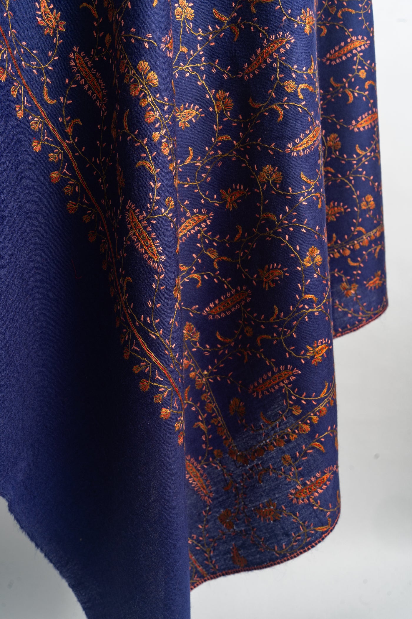 Neel Gulzar - Hand Embroidered Blue Garden Majesty