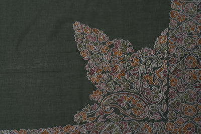Forest Bloom Rumal — Sozni Hand Embroidered