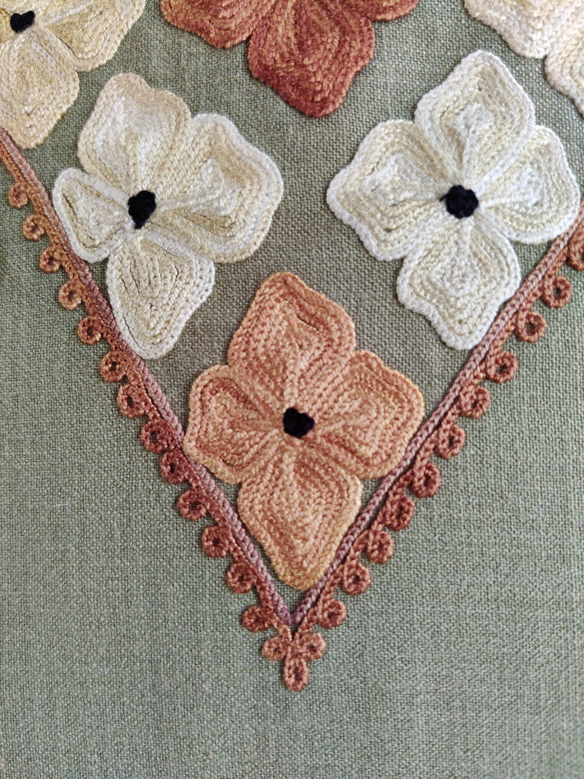 Sage Serenity Aari Embroidered Kurti