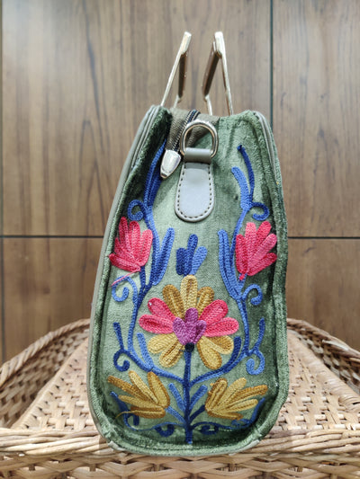 Meadow Delight Kashmiri Embroidered Bag