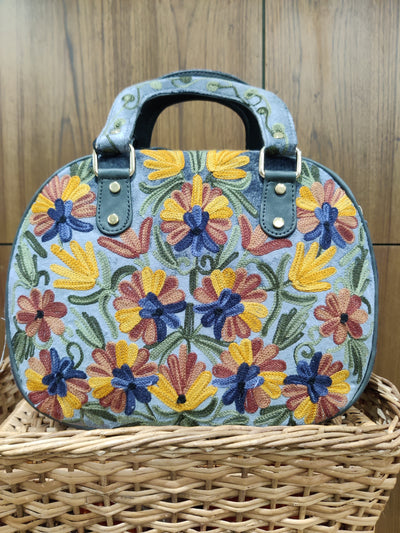 Sunshine Meadow Kashmiri Embroidered Handbag