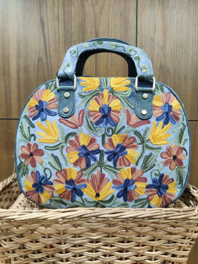 Sunshine Meadow Kashmiri Embroidered Handbag