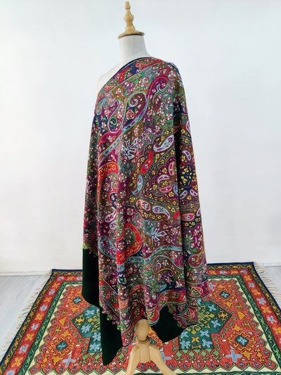 Bahaar-e-Kashmir Pure pashmina Sozni Shawl