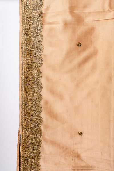 Blush Bliss Pure Silk Hand Tilla Embroidery Saree