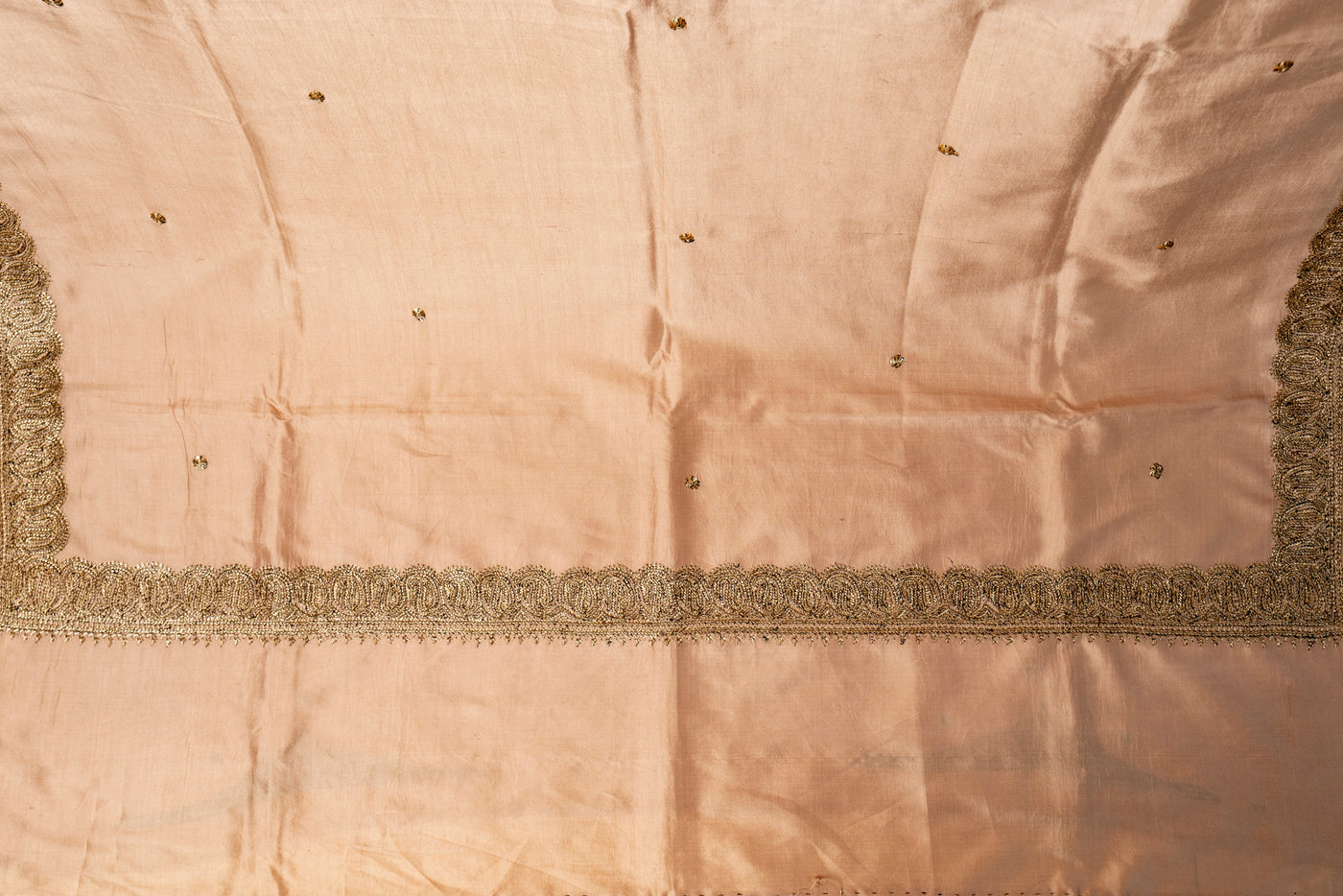 Blush Bliss Pure Silk Hand Tilla Embroidery Saree