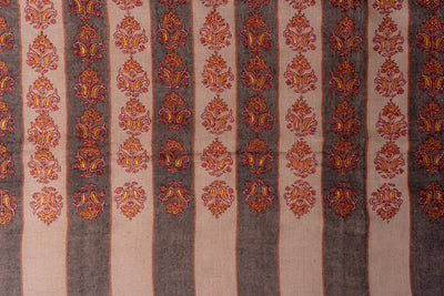 Serenade of Spring Sozni Pashmina – Hand Embroidered Blossom Shawl