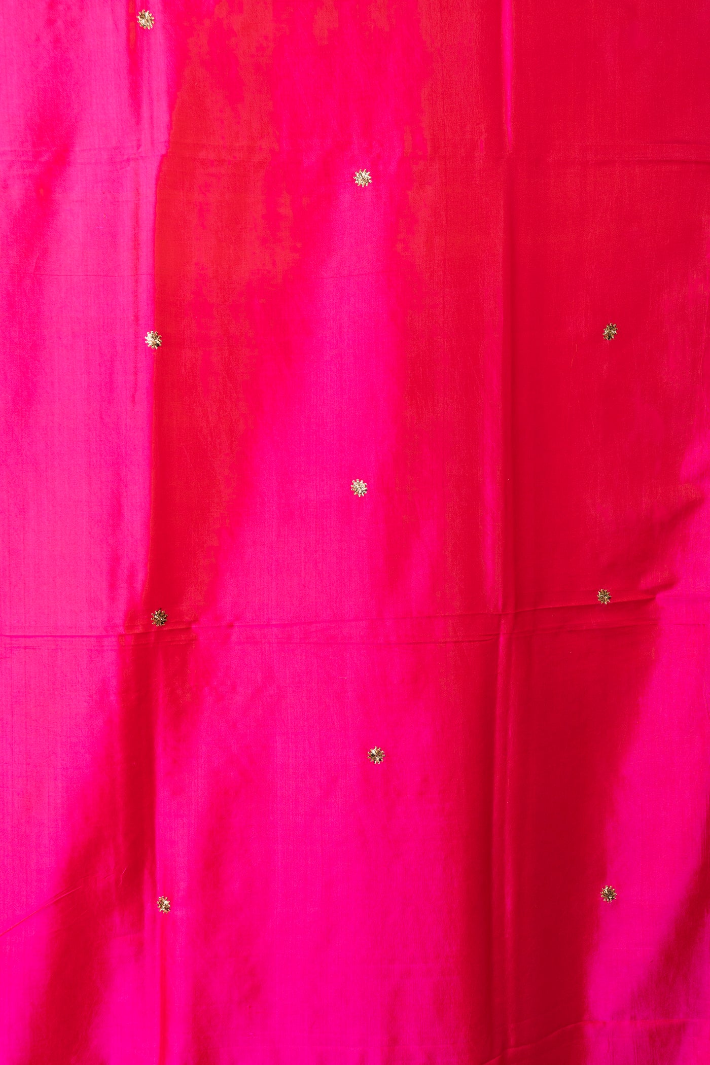 Fuchsia Fantasy Pure Silk Hand Tilla Embroidery Saree