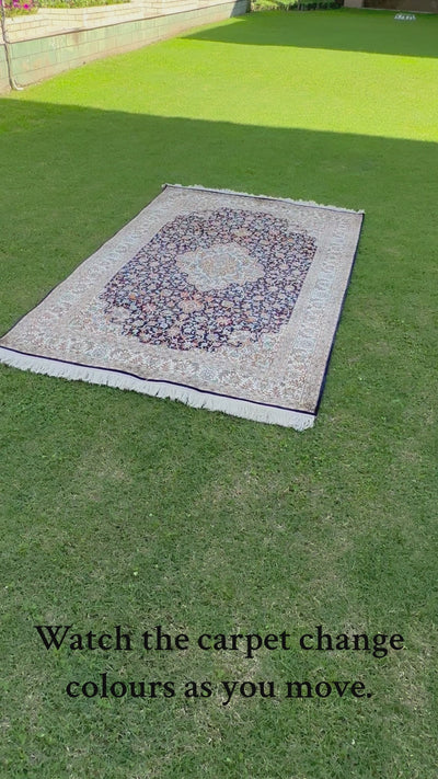 Pure Silk Kashmiri Carpet 4ft * 6ft (48" * 72")