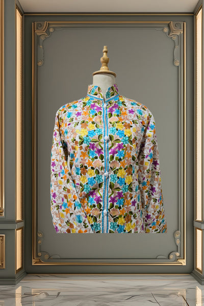 Bahaar-e-Rang Aari Embroidered Jacket