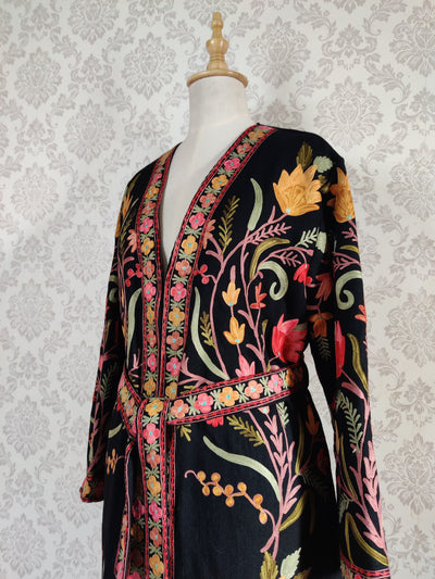 Long Kashmiri Embroidery Robe