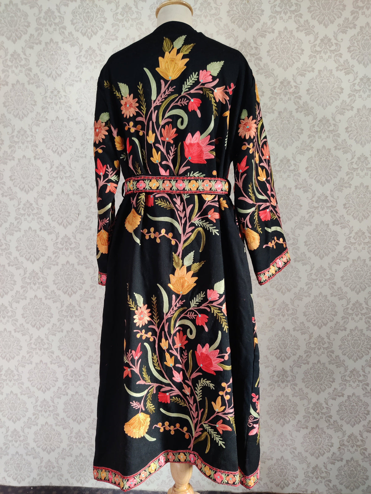 Long Kashmiri Embroidery Robe