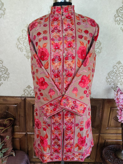 Kashmiri Floral Embroidered Coat
