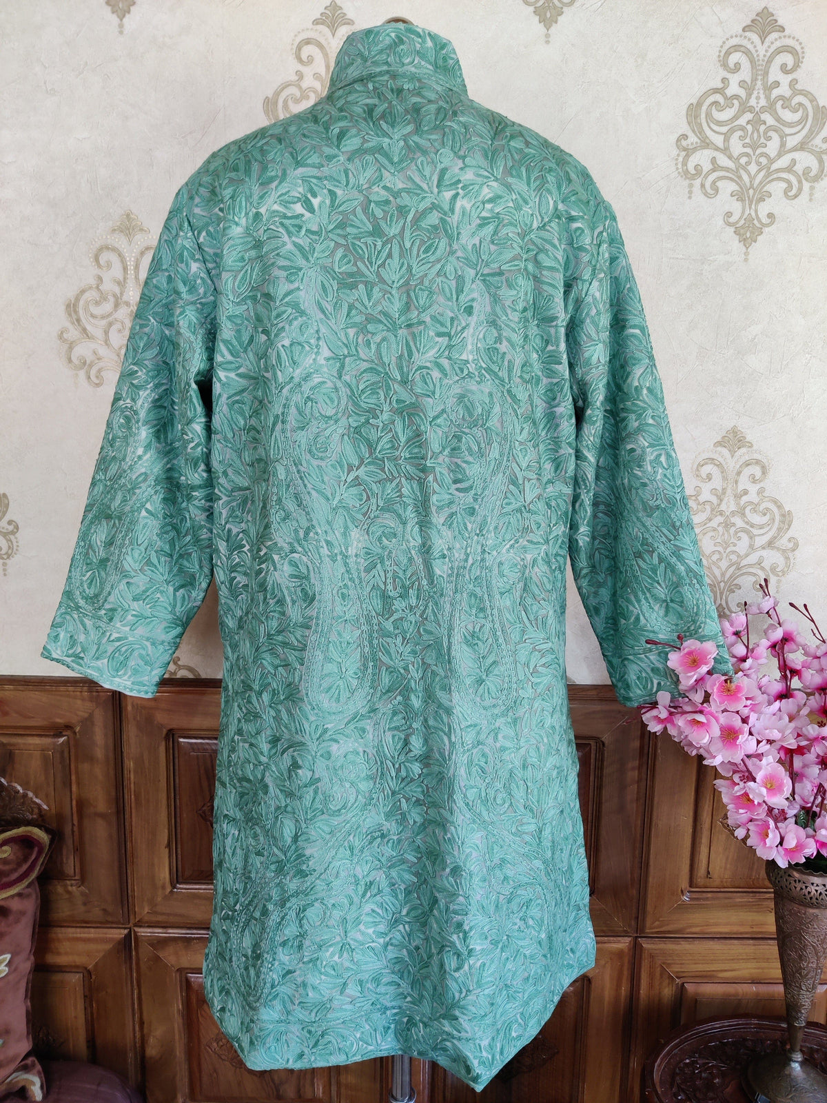 Heavy Paisley-Floral Embroidery