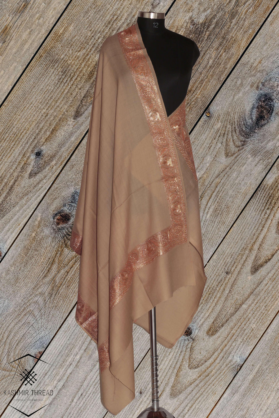 Kashmir Thread shawl Kashmiri Shawl Tilla Embroidery