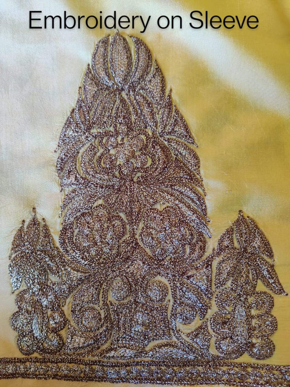 Kashmir Thread Summer Suit Pure Silk Kashmiri Suit Three-Piece With Tilla Embroidery